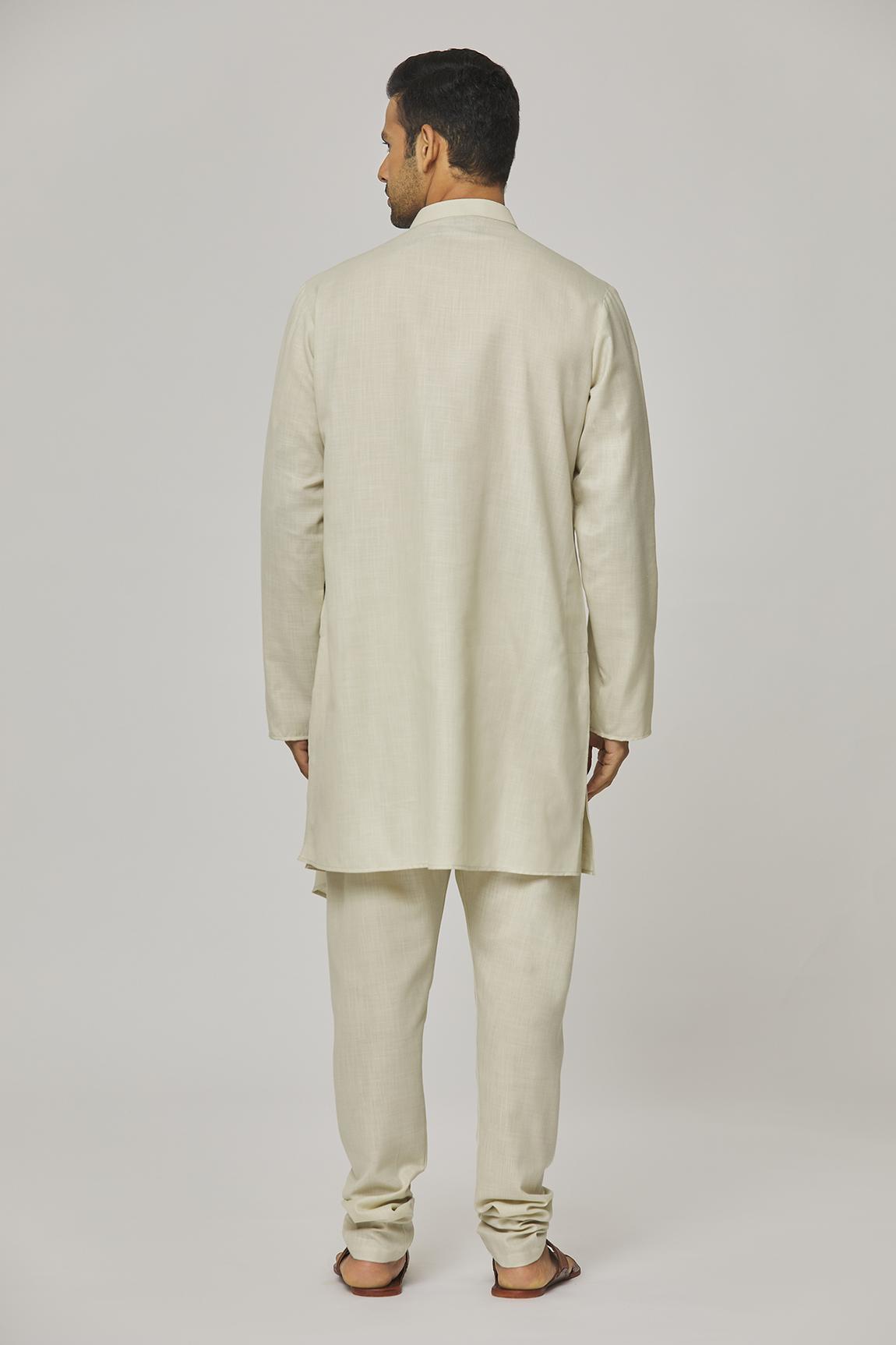 Tatvam Harshollas Cotton Solid Kurta & Pyjama Set