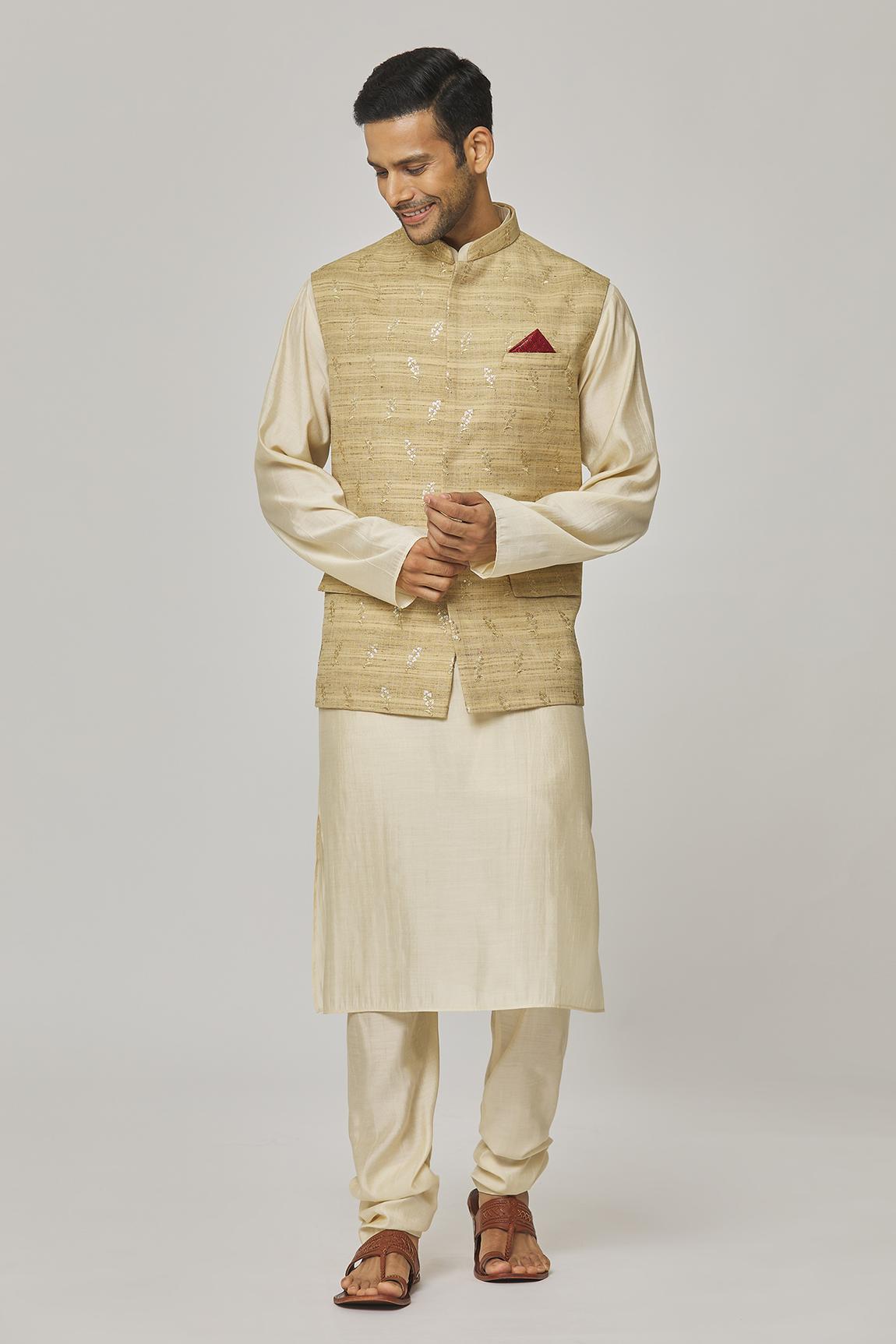 Tathastu Embroidered Nehru Jacket