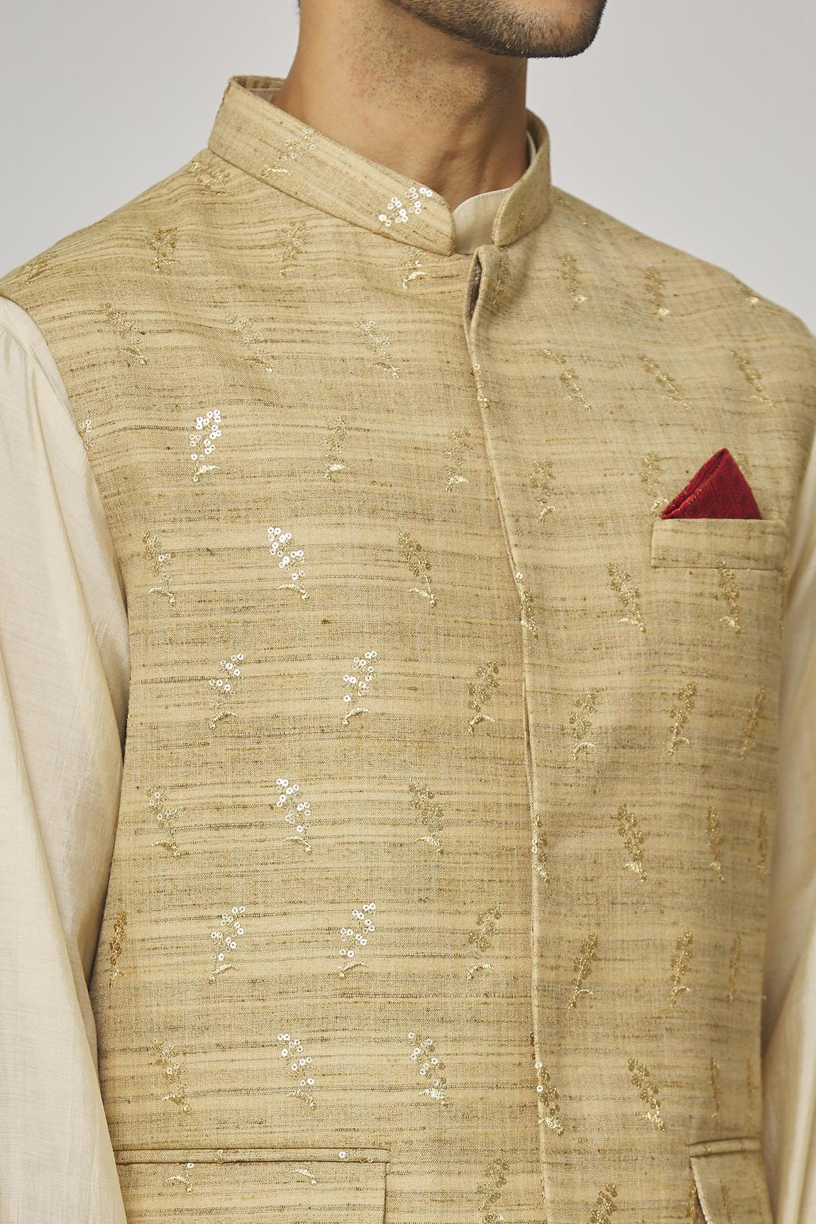 Tathastu Embroidered Nehru Jacket