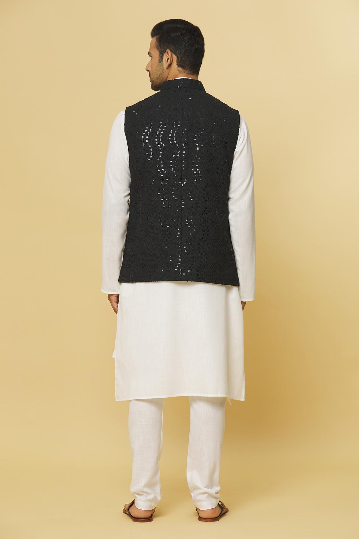 Alankar Embroidered Nehru Jacket