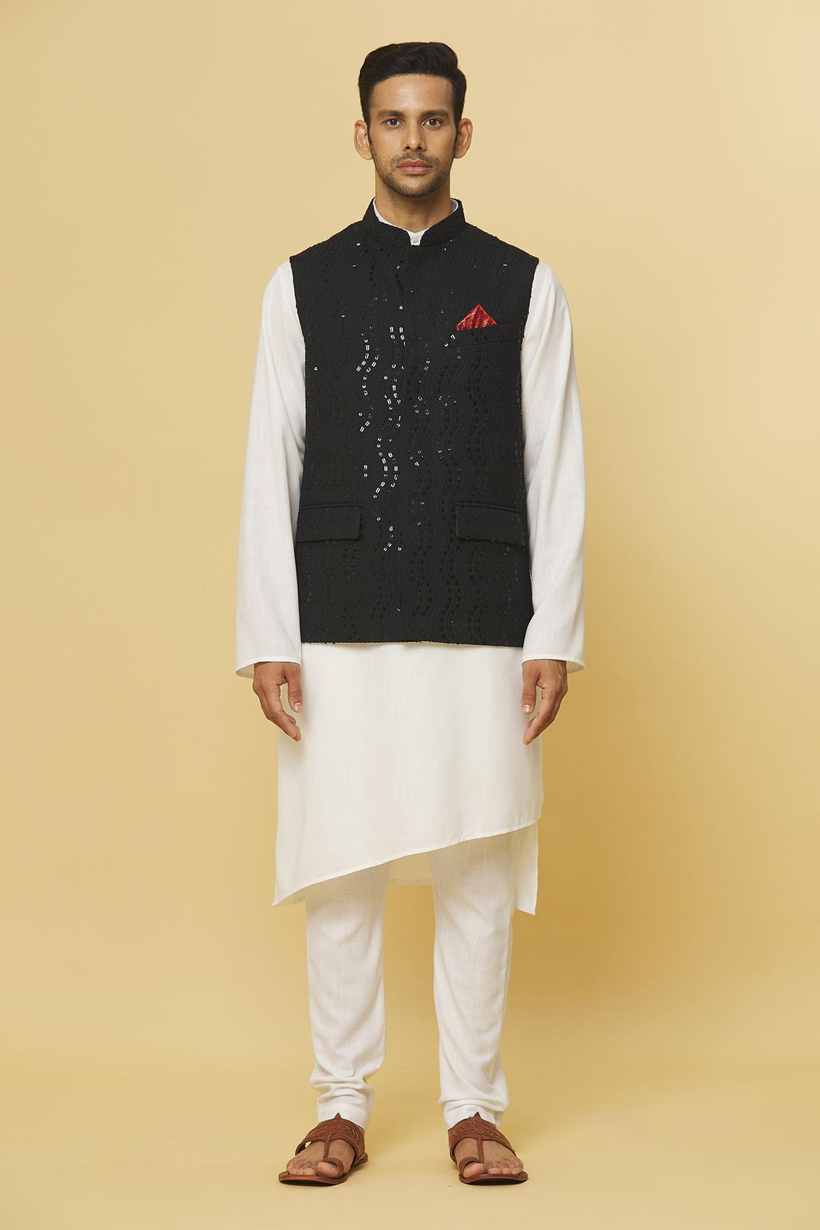 Alankar Embroidered Nehru Jacket